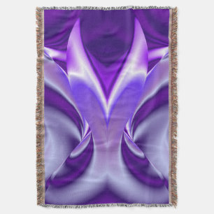 Cobertor Sonhos de Arco-Íris de Flor Roxo