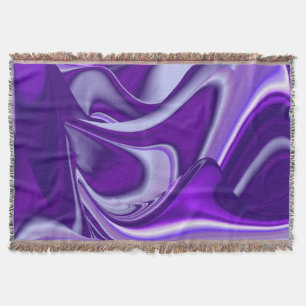Cobertor Sonhos de Arco-Íris de Flor Roxo