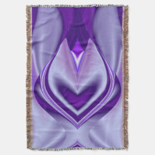Cobertor Sonhos de Arco-Íris de Flor Roxo
