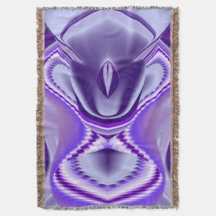 Cobertor Sonhos de Arco-Íris de Flor Roxo