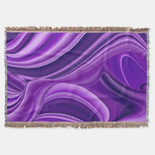 Cobertor Sonhos de Arco-Íris de Flor Roxo