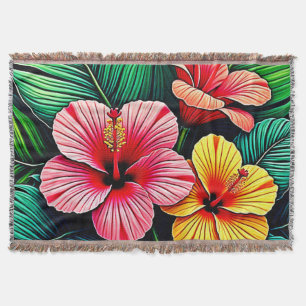Cobertor Sonhos de Jardim de Flores Exóticas
