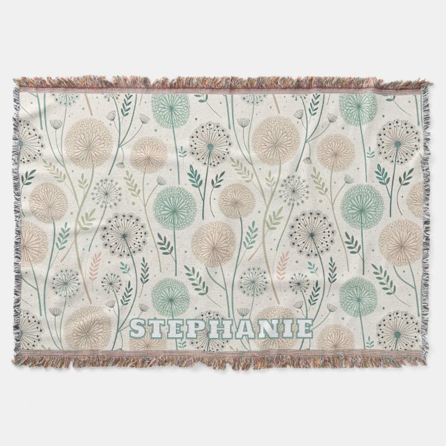 Cobertor Sonhos Pastel Dandelion - Fios Whimsical (2) (Frente)