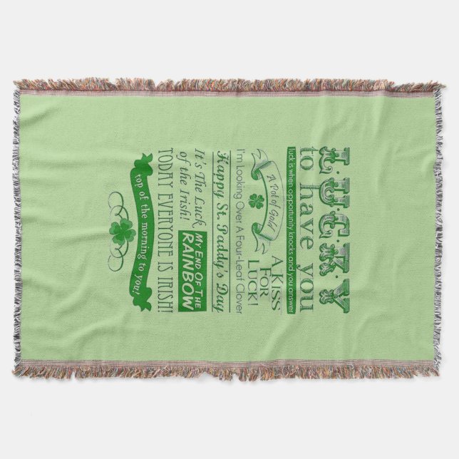 Cobertor Sorte Ter Você (Frente)