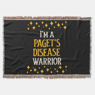 Cobertor Sou o guerreiro da doença de Paget