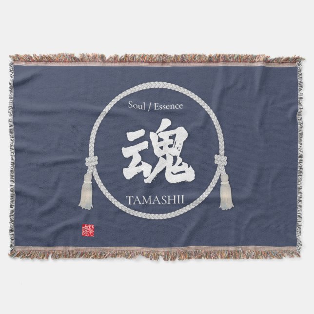 Cobertor Soul & Essence – Japanese Kanji (Frente)