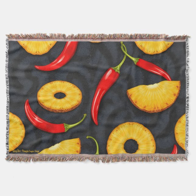 Cobertor Spicy Slice - Pineapple Empire Design (Frente)