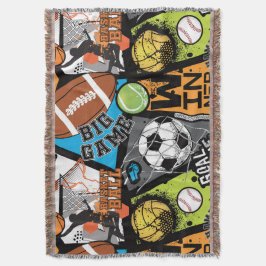 Cobertor Sport Pattern With Balls