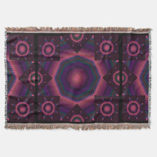 Cobertor Star of Bethlehem Quilt berries