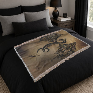 Cobertor Stone Dragon Tribal