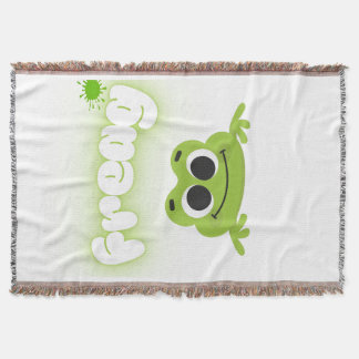 Cobertor stylish frog themed home blanket