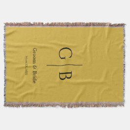 Cobertor Stylish Throw Blanket for Wedding Favors