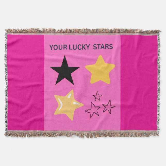 COBERTOR SUAS ESTRELAS DA SORTE (Frente)