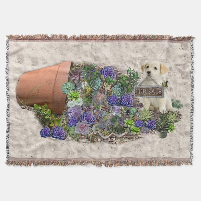 Cobertor Suculentes à venda (Frente)