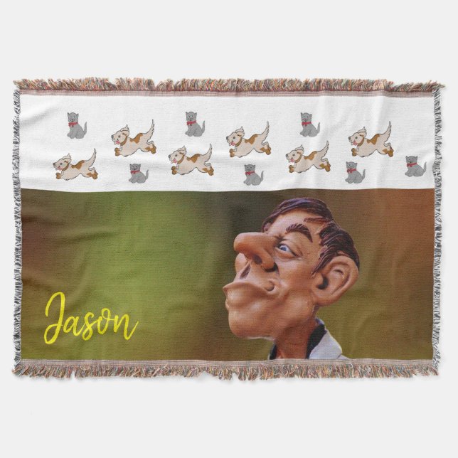 Cobertor Sunflower Veterinarian Throw Blanket (Frente)