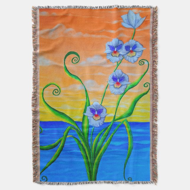 Cobertor Sunset Orquídeo (Frente Vertical)