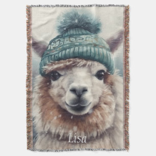Cobertor Sweet Winter Alpaca, personalizado