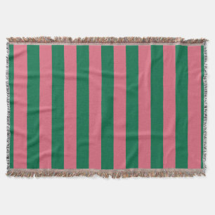 Cobertor Sweetheart Pickle Green Stripe Rosa