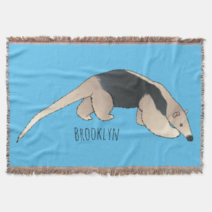 Cobertor Tamandua cartoon illustration
