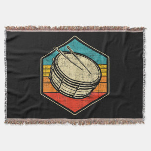 Cobertor Tambor de Snare da Vintage Retroativa - Linha de t