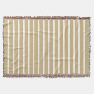 Cobertor Tan Neutral Stripes