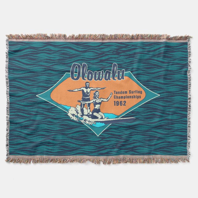 Cobertor Tandem Surfing Havaiana Surf (Frente)