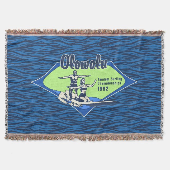 Cobertor Tandem Surfing Havaiana Surf (Frente)