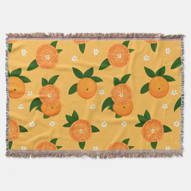 Cobertor Tangerinas de Verão (Frente)