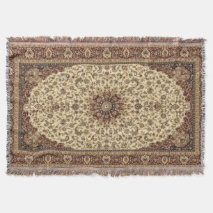 Cobertor Tapete Floral Persa Turco Oriental