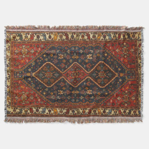 Cobertor Tapete Persa Turco Antigo Oriental