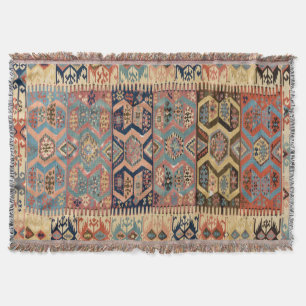 Cobertor Tapete Turco Persa Oriental Antigo Kilim