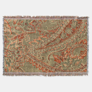 Cobertor Tapetes de Paisley do vintage