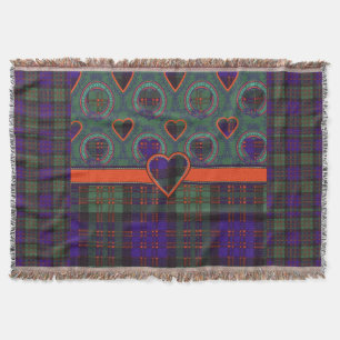 Cobertor Tartan do Scottish da xadrez do clã de Macdonald