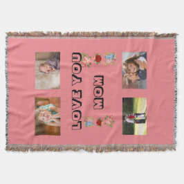 Cobertor Te Amo, Mãe 4 fotos de Pakenham Font