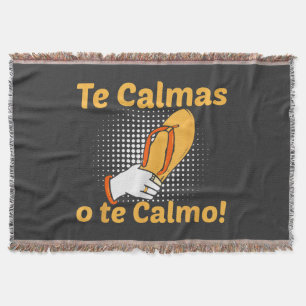 Cobertor Te Calmas O Te Calmo Mãe Espanhola Mexicana Engraç