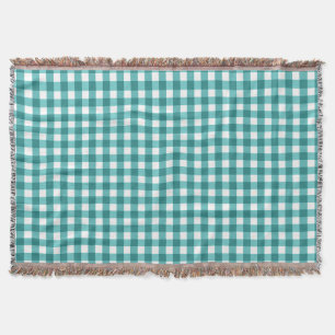 Cobertor Teal Gingham