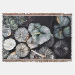 Cobertor Teal Green Pumpkins