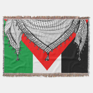 Cobertor Tecido Tradicional do Keffiyeh Scarf Palestino