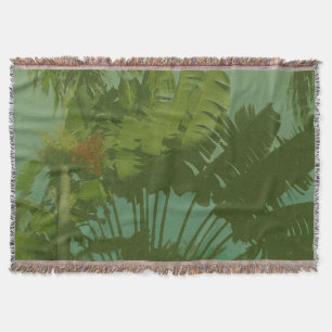 Cobertor Tecido tropical Faux Vintage