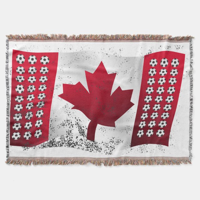 Cobertor Tema de futebol canadense  (Frente)