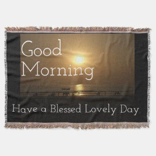 Cobertor Tenha uma boa manhã