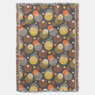 Cobertor Teste padrão da listra das bolinhas