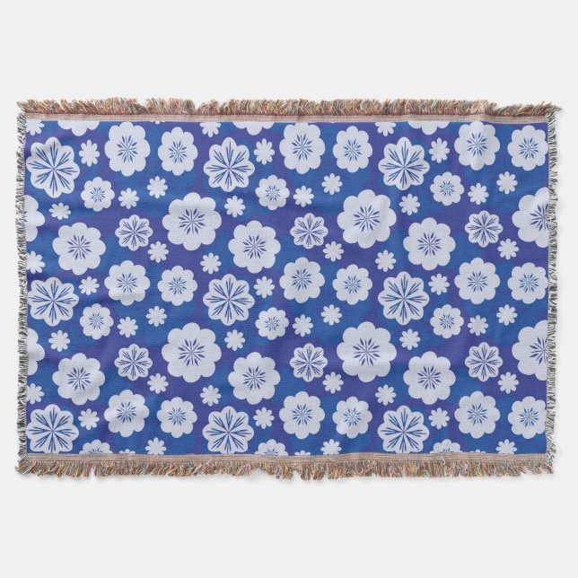 Cobertor teste padrão de flor (Frente)