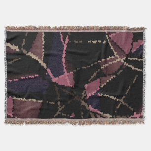 Cobertor Teste padrão de mosaico abstrato