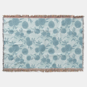 Cobertor Teste padrão floral retro 2 3