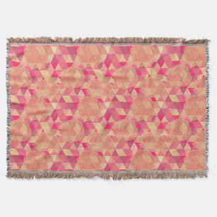 Cobertor Teste padrão geométrico da flor