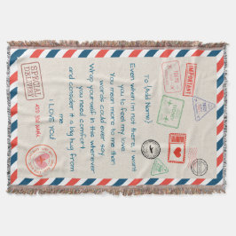 Cobertor Texto Personalizado Do modelo Sherpa Blanket - Nós