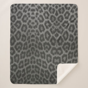 Cobertor  Textura de Pele de Leopardo