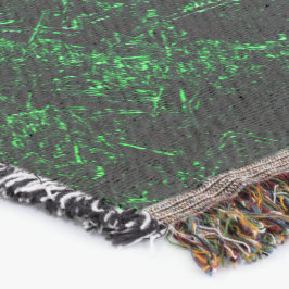 Cobertor Textura verde escura, esponja destruída ou corroíd