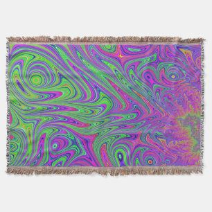 Cobertor texturas psicodélicas